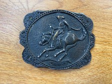 Vintage Bronco Bronc Rider Belt Buckle