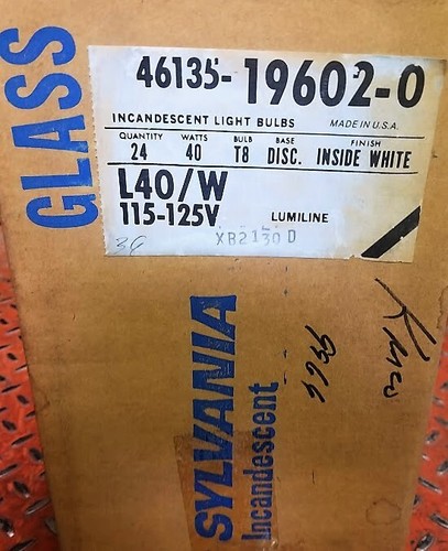 ð¡11.75" Light Bulb (White)â¡Sylvania 19602 âLUMILINE L40/W Vintage NOS DLC - Picture 5 of 7