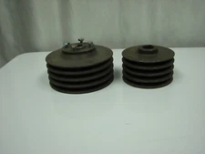 4-Groove Vbelt Sheaves. Industrial repairs, steampunk.