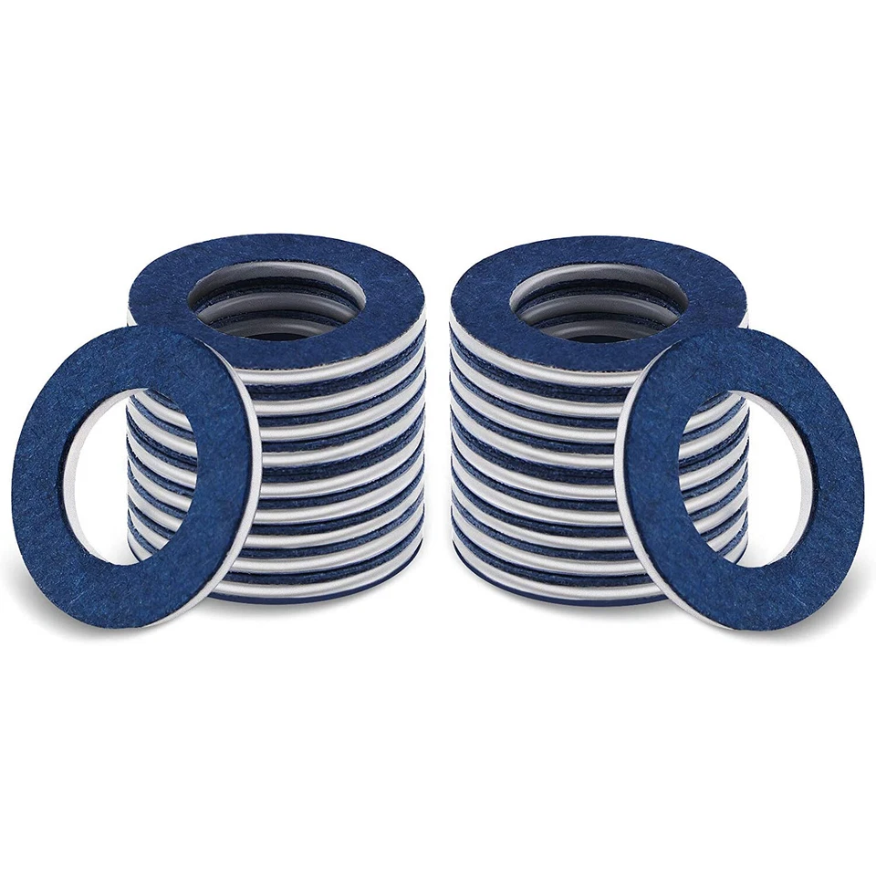 40pcs Aluminum Oil Drain Plug Gasket Copper 90430-12031 Assortment Crush Washer - Image 4 of 4