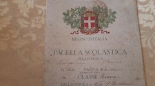 PAGELLA SCOLASTICA REGNO