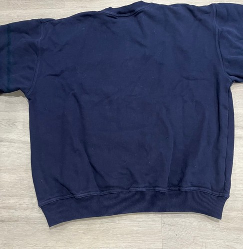 Vintage London Harrods Knightsbridge Rundhalsausschnitt Sweatshirt Männer/Frauen L UK blau rot - Bild 9 von 10