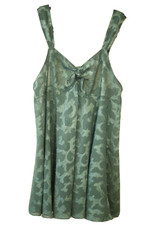 Victoria's Secret Gold Label Women's Size M Slip Dress Mini Green Vintage