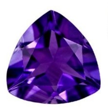 AFRICAN AMETHYST 9 MM TRILLION CUT ALL NATURAL AAA