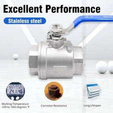 1/2"- 4" 1" NPT Threaded Full Port Ball Valve Stainless Steel SS 316 US STOCK