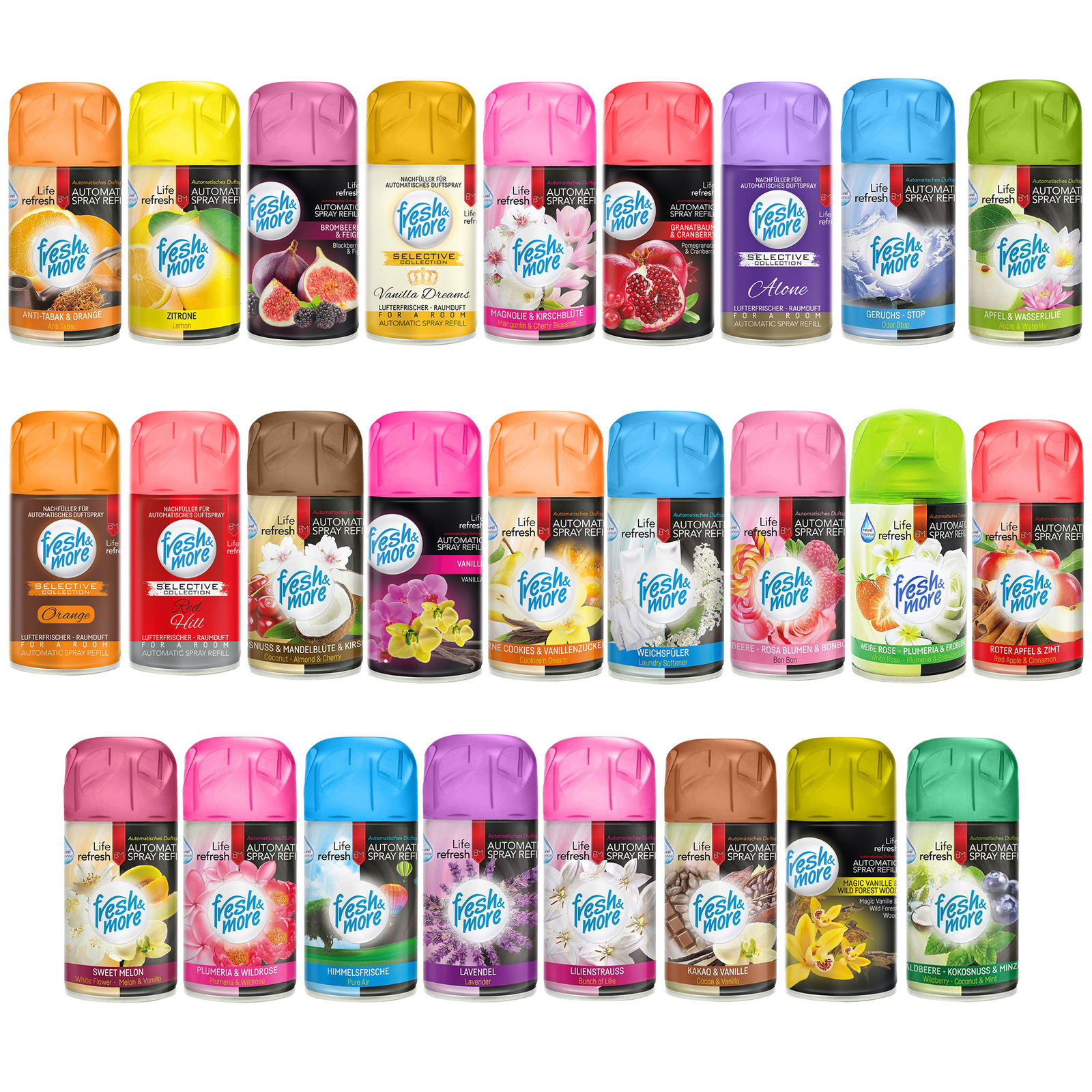 Fresh & More Lufterfrischer Duftspray Nachfüller 250ml