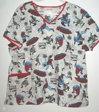 Marvel Spider-Man Medical Scrub - Adult 2XL