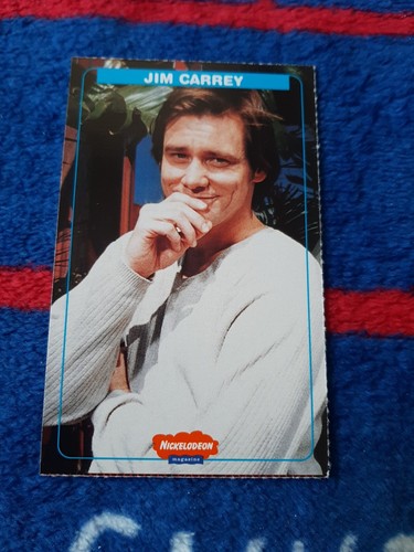 Jim Carey 1999 NICKELODEON Magazine Kids Choice Awards card - Picture 1 of 2