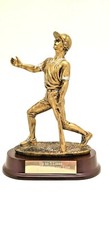 NICE 9.5" BASEBALL RESIN TROPHY FREE ENGRAVING SHIPS IN 1 BUSINESS DAY 