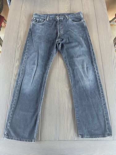 VTG Levis 501 Original Button Fly Blue Jeans 36X3… - image 1