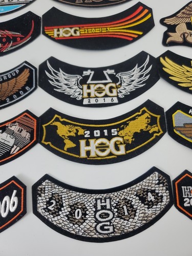 32 Stück Harley Davidson HOG Patches 25 Jahre *jedes Jahr* 1998-2022 NEU - Bild 6 von 9