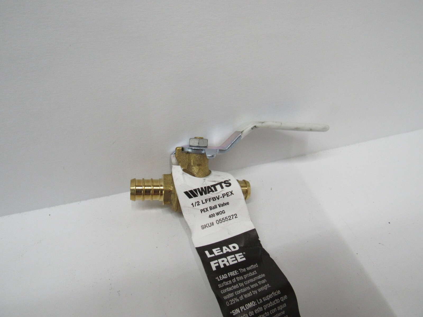 Watts LFFBV-PEX Copper Silicon Alloy Full Port 400 # Ball Valve 1/2" 0555272
