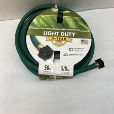 Yardworks 50ft Garden Hose 5/8" Light Duty Made in America