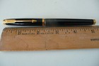 Parker Frankreich Nr. 75 ? Schwarzlack Füllfederhalter 585 14k Feder