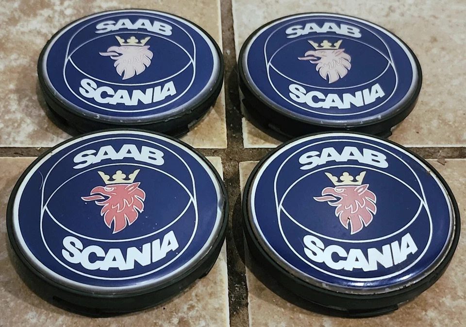 Juego de 4 tapas centrales originales OEM 1997-2000 Saab-Scania 900 9000 9-3 9-5 4566311 Foto 2 de 4
