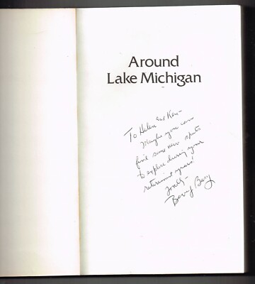 Around Lake Michigan by Beverly Barsy Jean Komaiko Ruth Mackelmann Book  Signed