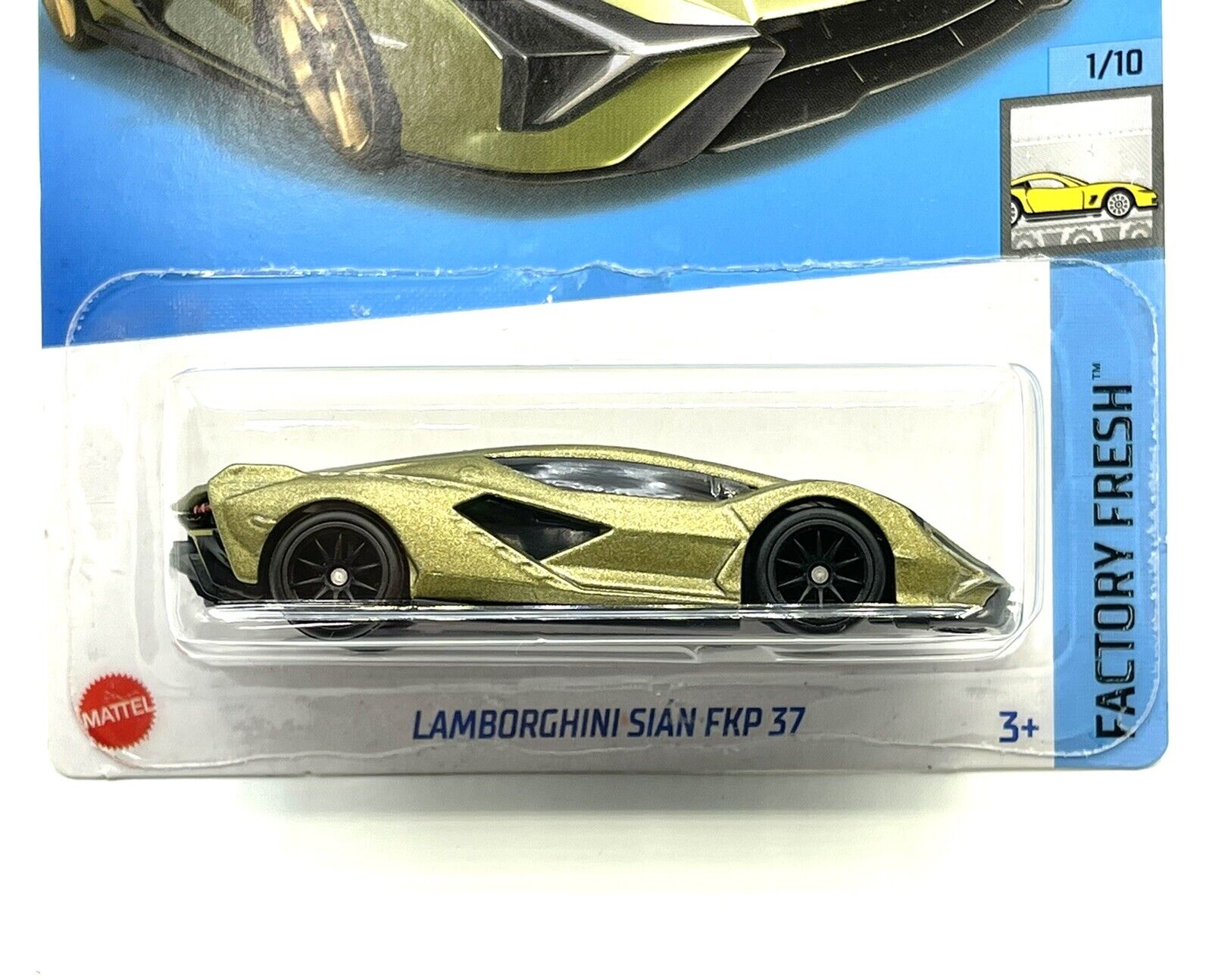 2022 Hot Wheels Lamborghini SIAN FKP 37 (green) w/Real Riders SUPER CUSTOM