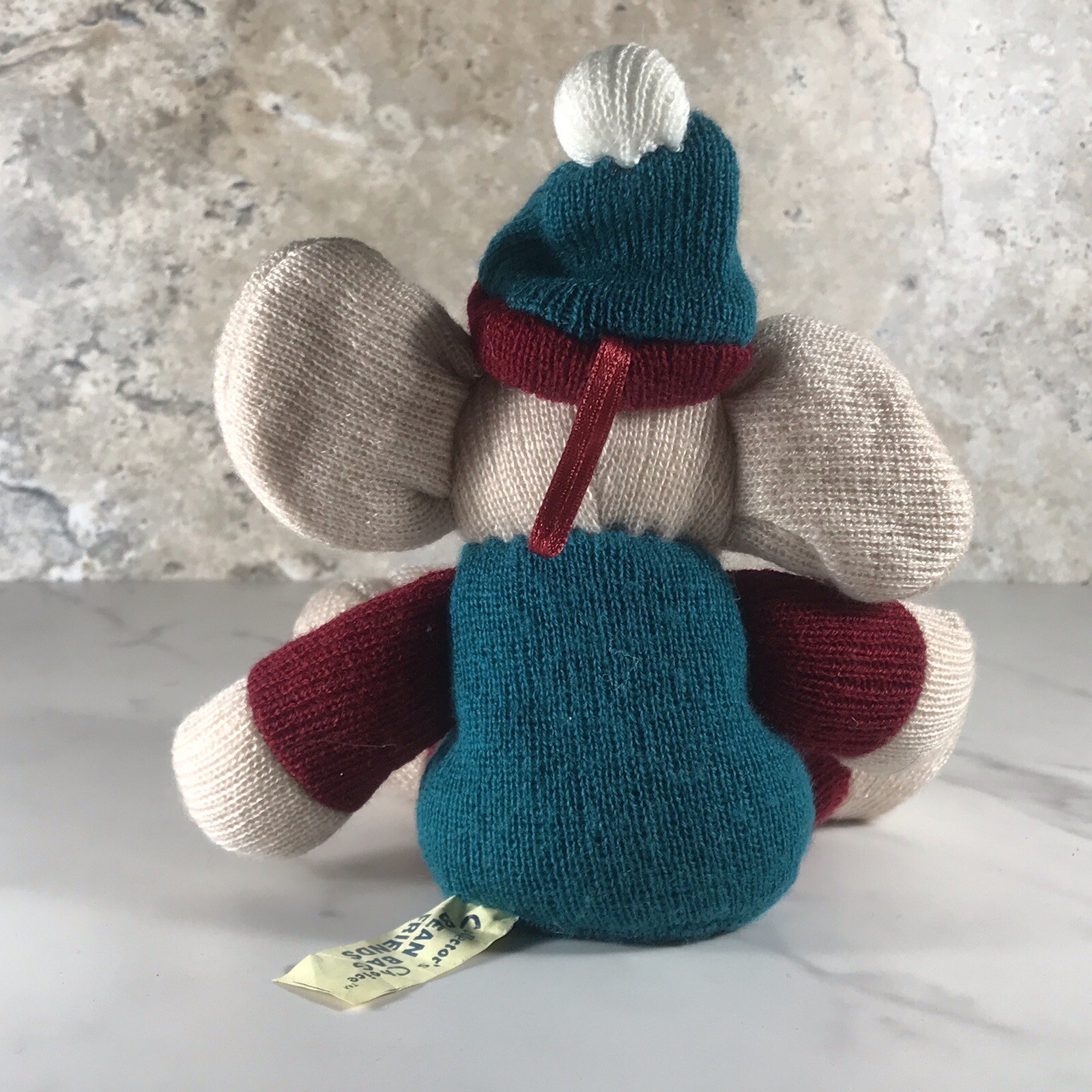 DAN DEE COLLECTOR'S CHOICE KNIT BEAN BAG MOLLY MOUSE HOLIDAY PLUSH ANIMAL