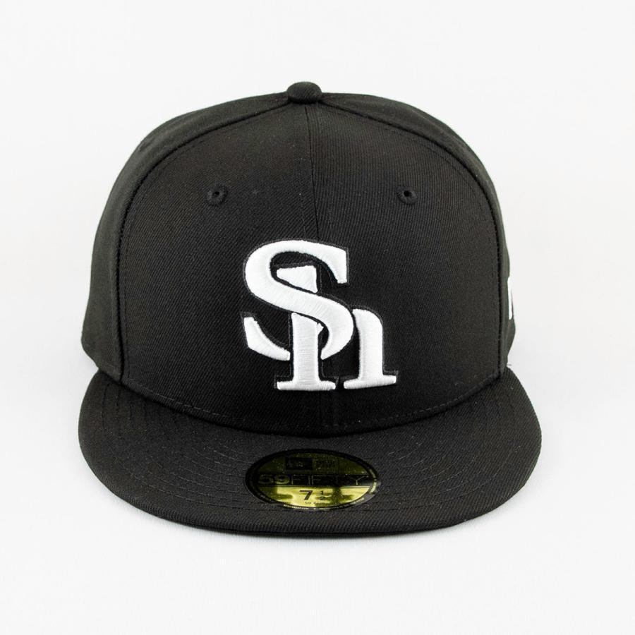 New Era 59FIFTY NPB Fukuoka Softbank Hawks Black x White Japanese