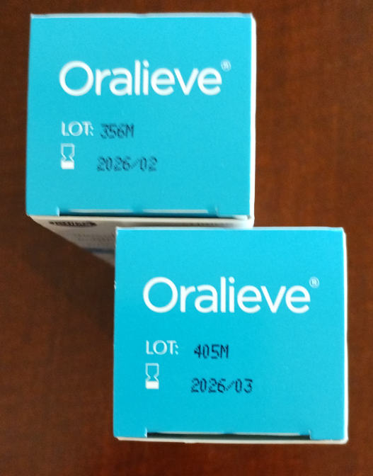 100ml Oralieve Dry Mouth Spray.Contains XYLITOL.Instant Lasting Relief