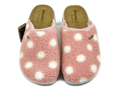Women Winter Slippers Pink Fabric Pea Soft Insole Genuine Leather BLUE