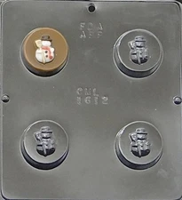 Snowman Chocolate Cookie Sandwich Mold 1612 NEW
