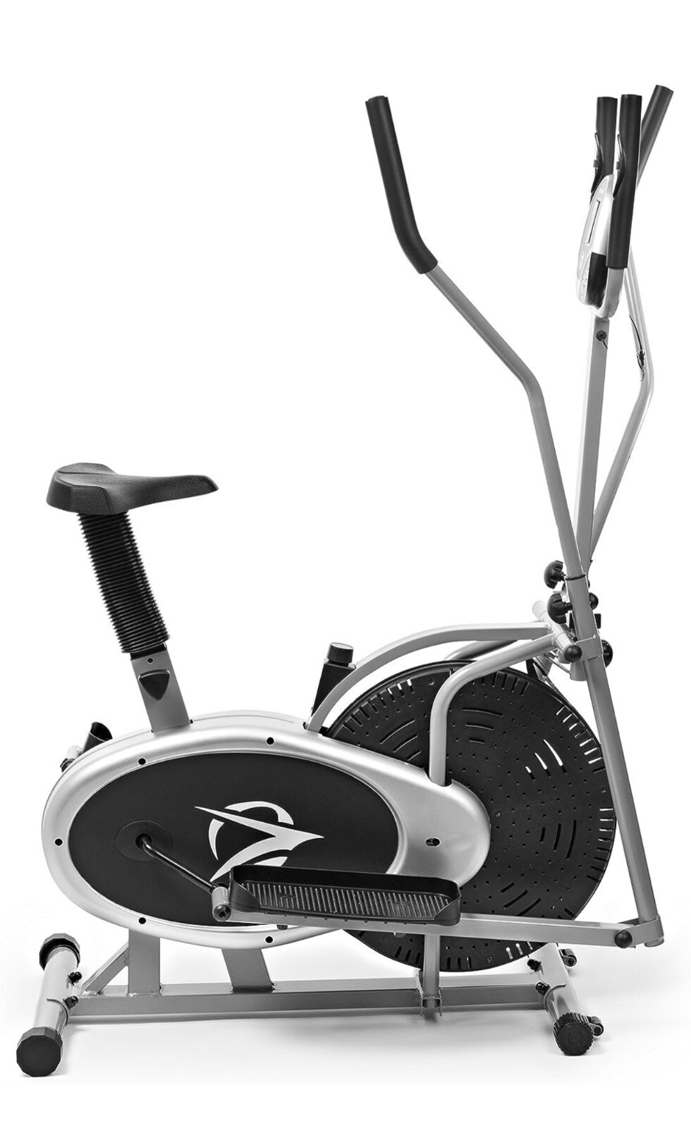 exercise bike 2 in 1 elliptical Silver bike Cardio Fully