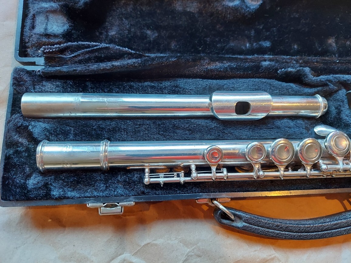 Yamaha LeBlanc Vito 113 Silver Flute With Case, Japan, Good