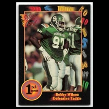 Bobby Wilson #102 1991 Wild Card Collegiate 1st Edition Michigan State Spartans