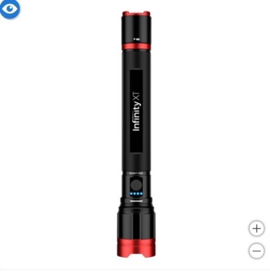 Infinity X1 Dual Power Focusing FLASHLIGHT 5000 LUMENS and  Powebank