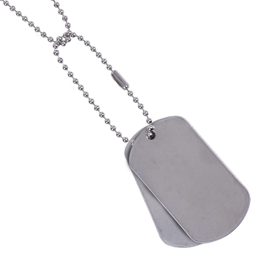 Army Dog Tags Combat Military War 