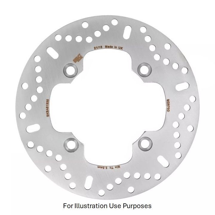 Ebc Silver/Stainless Steel/Zinc Md970d - Round D-Series Brake Disc For Honda Nes 125 2000-2005 Front Left - Image 20