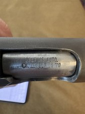 Vintage Colt .45 Auto Mk Iv Series 70 5 Barrel With Collet Style Bushing