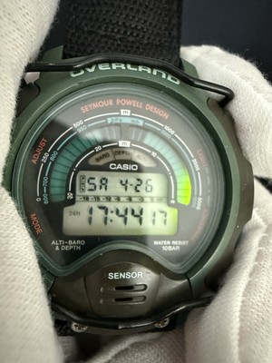 CASIO　オーバーランド時計 Vintage Casio Overland W-930 Richard Seymour Design Alti-Baro