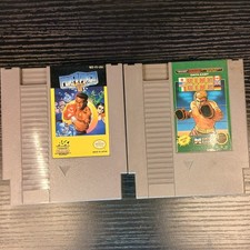 NES Nintendo Boxing Games Power Punch 2 & Ring King