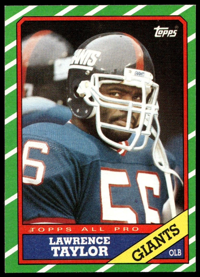 1986 Topps Lawrence Taylor #151 New York Giants