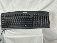 Dell RT7D20 PS/2 Wired Black Keyboard DPN 04N454 SK-8110 USA Windows XP 2002 