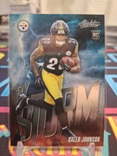 2025 Panini Absolute - By Storm Kaleb Johnson #8 (RC)