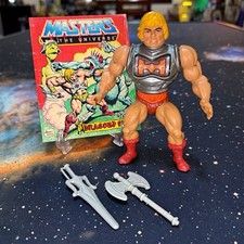 HE-MAN Battle Armor 100% Complete Vintage MOTU Masters Of The Universe Figure