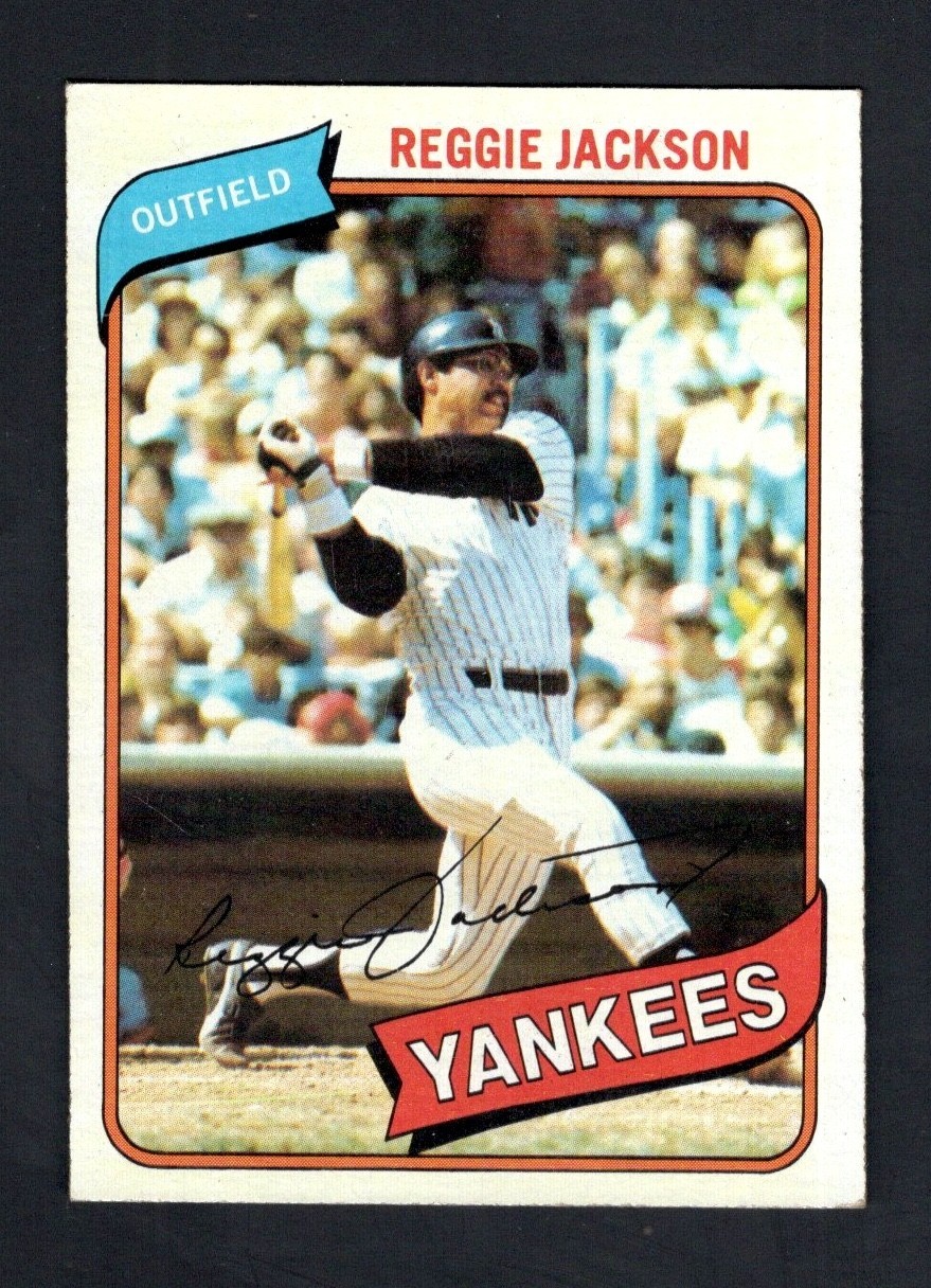 Reggie Jackson #600 Baseball Cards 1980 Topps trading card — raw and PSA graded price guide
