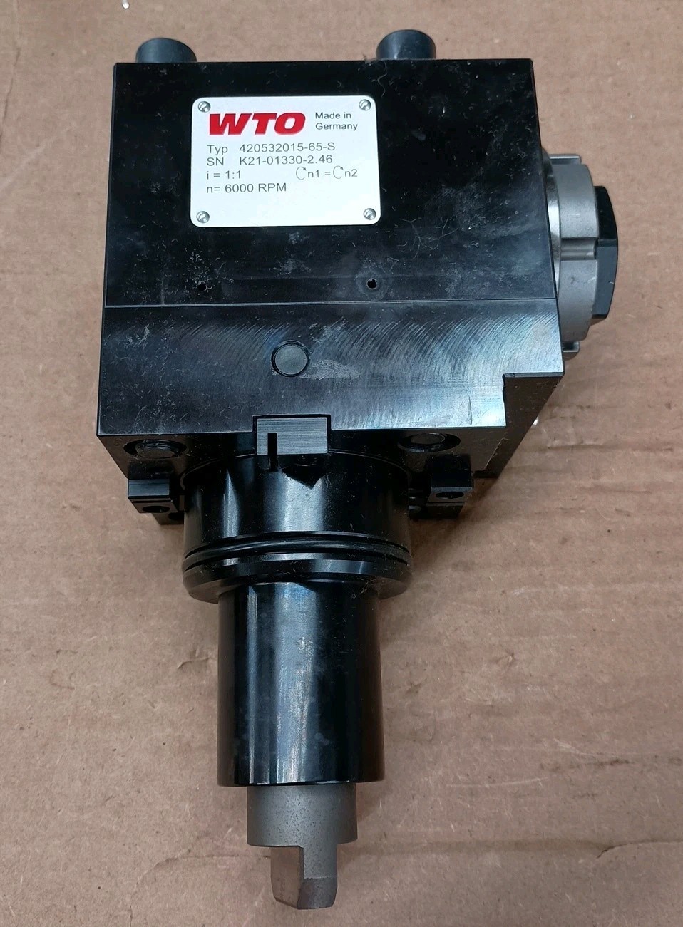 WTO 90 Deg Right Angle Typ 420532015-65-S 6000 RPM WTO 207032000 ER-32QF