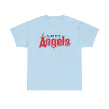 Quad City Angels Iowa 1962-1978 Baseball T-shirt
