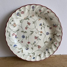 Oakwood Staffordshire Small Side Plate Cake Floral Farmhouse Cottage Ceramic 7"