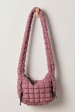 Quilted Baby Carryall Sling Bag Large Capacity Diaper Tote Travel Purse