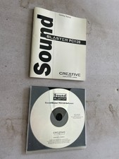 Creative Labs Sound Blaster PCI128 Software Manual and CD