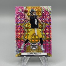 2022 Panini Mosaic - NFL Debut Kenny Pickett #270 Camo Pink Mosaic Prizm (RC)