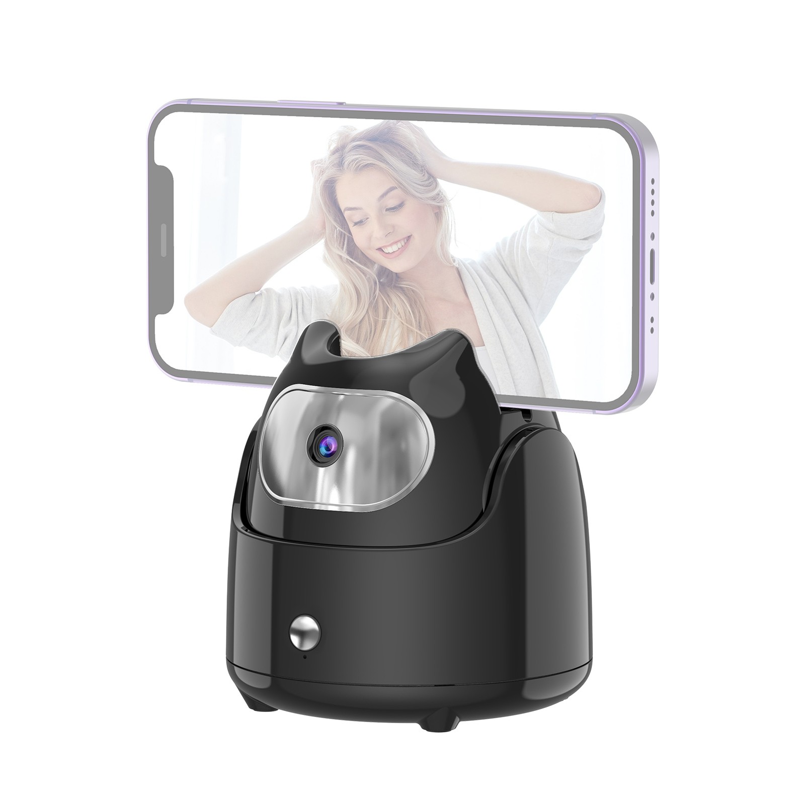 360° Rotation Smart Selfie For Vlog Live Streaming Easy To Use