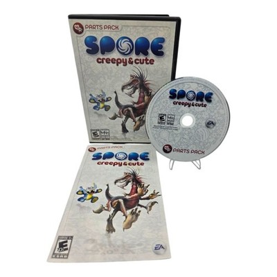 Spore Creepy & Cute Parts Pack PC Mac DVD-ROM EA 2008 Complete w/ Manual Tested