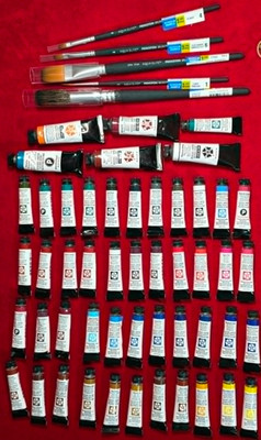 Lot Of 48 Daniel Smith Extra Fine Watercolors - 5ml + 15ml Gouache  NEW FRESH
