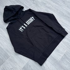 Trapstar It's a Secret Felpa con Cappuccio 2.0 - Nero/Blu